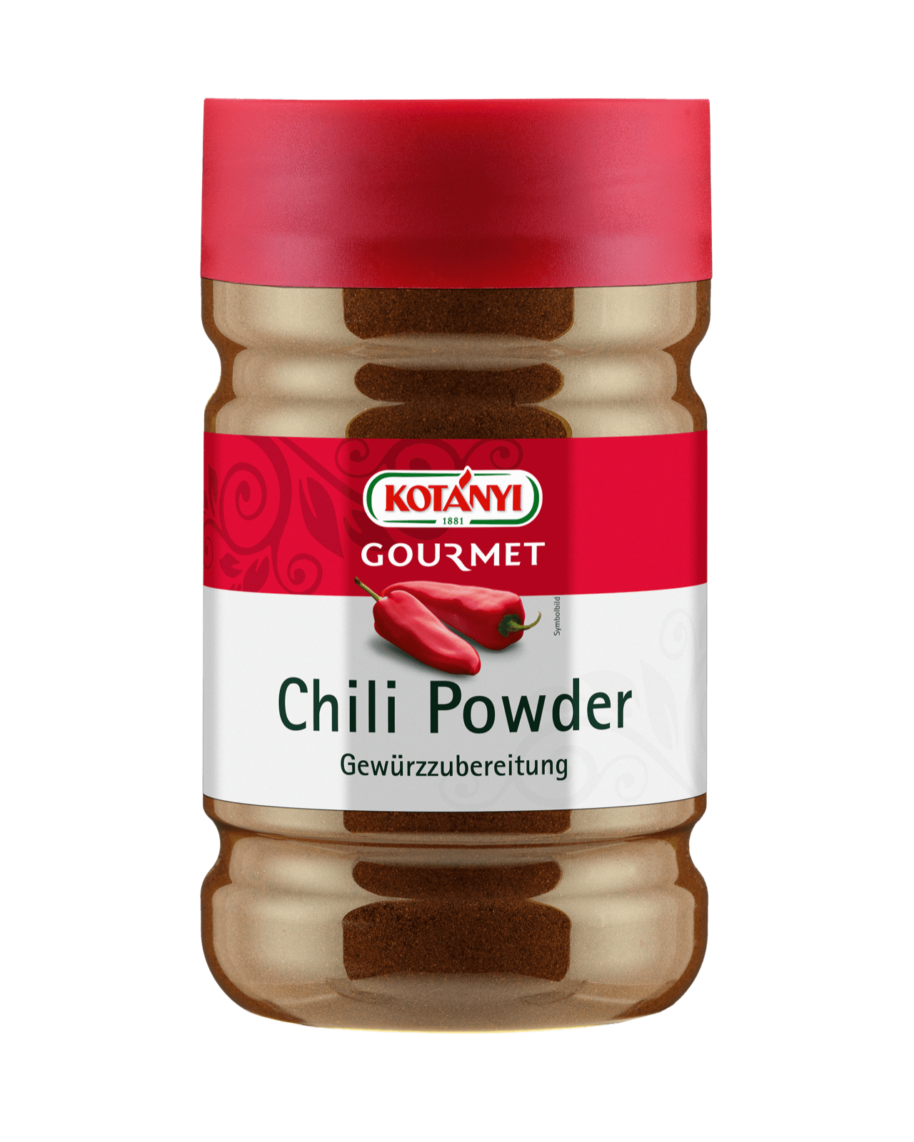 Kotányi Gourmet Chili Powder in der 1200ccm Dose