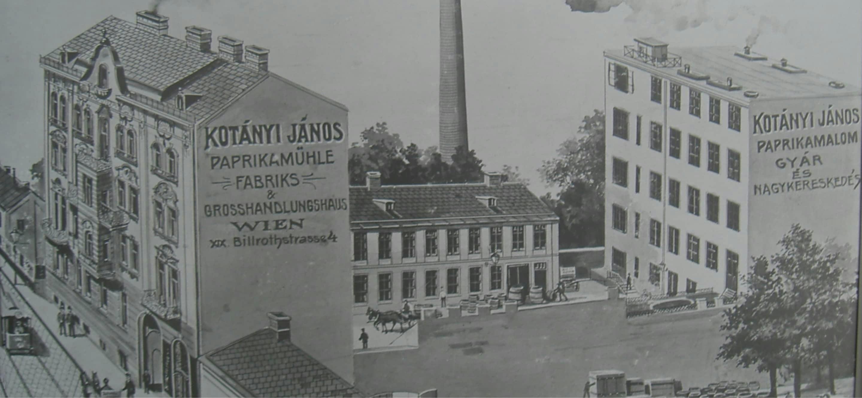 alte Kotányi Fabrik in Ungarn