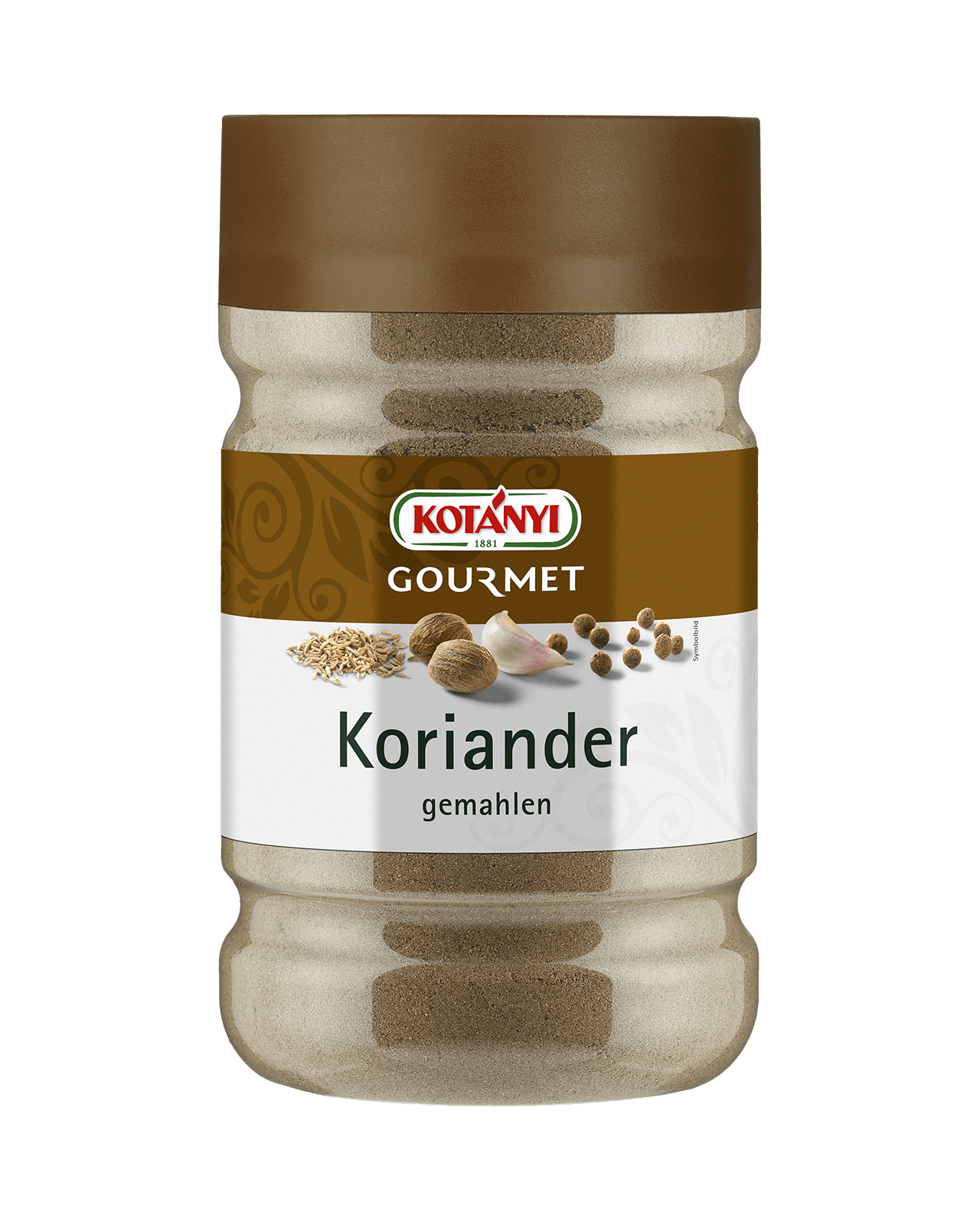 243701 Kotanyi Korijander Mleveni B2b Jar 1200ccm