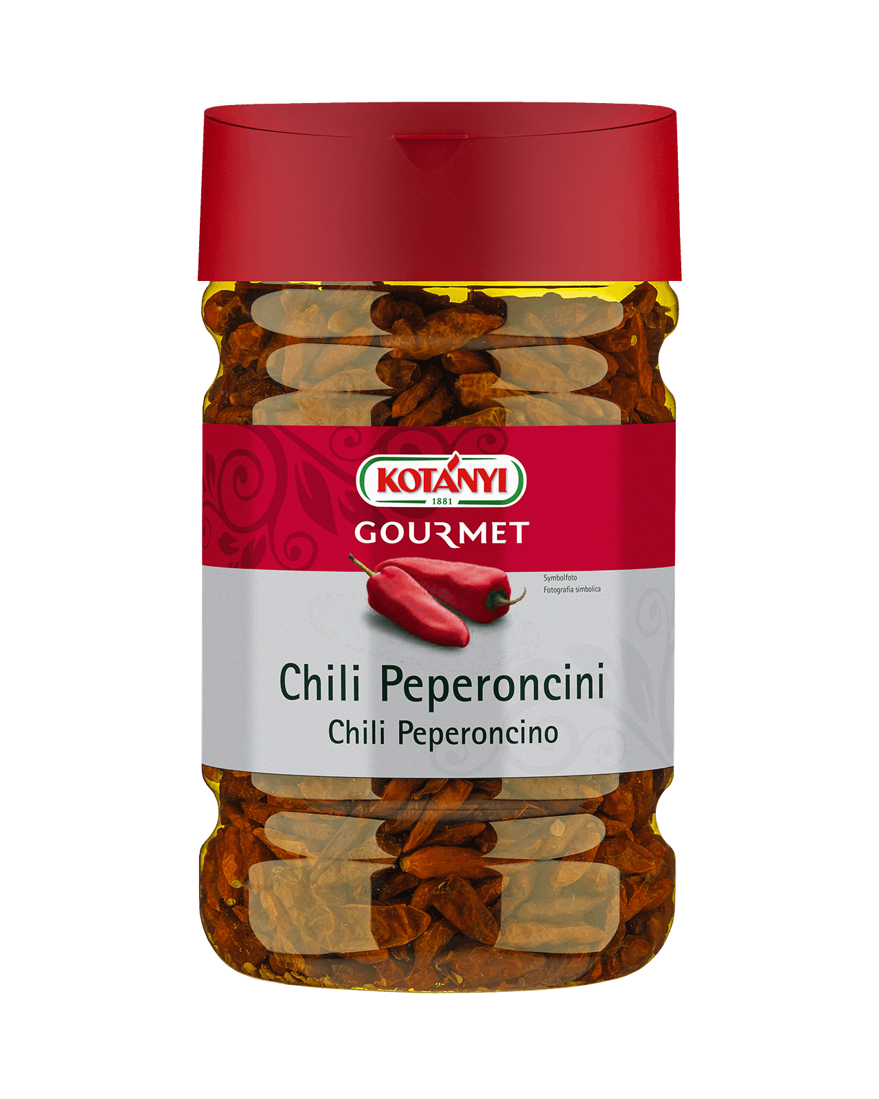 247714 Kotanyi Peperoncini B2b Jar 1200ccm