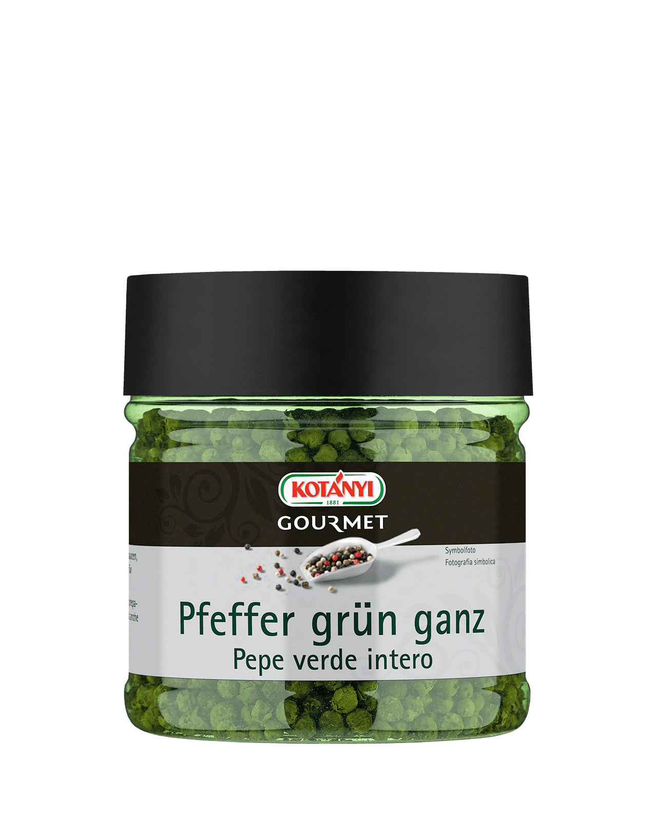 732214 Kotanyi Biber Zeleni Celi B2b Jar 400ccm