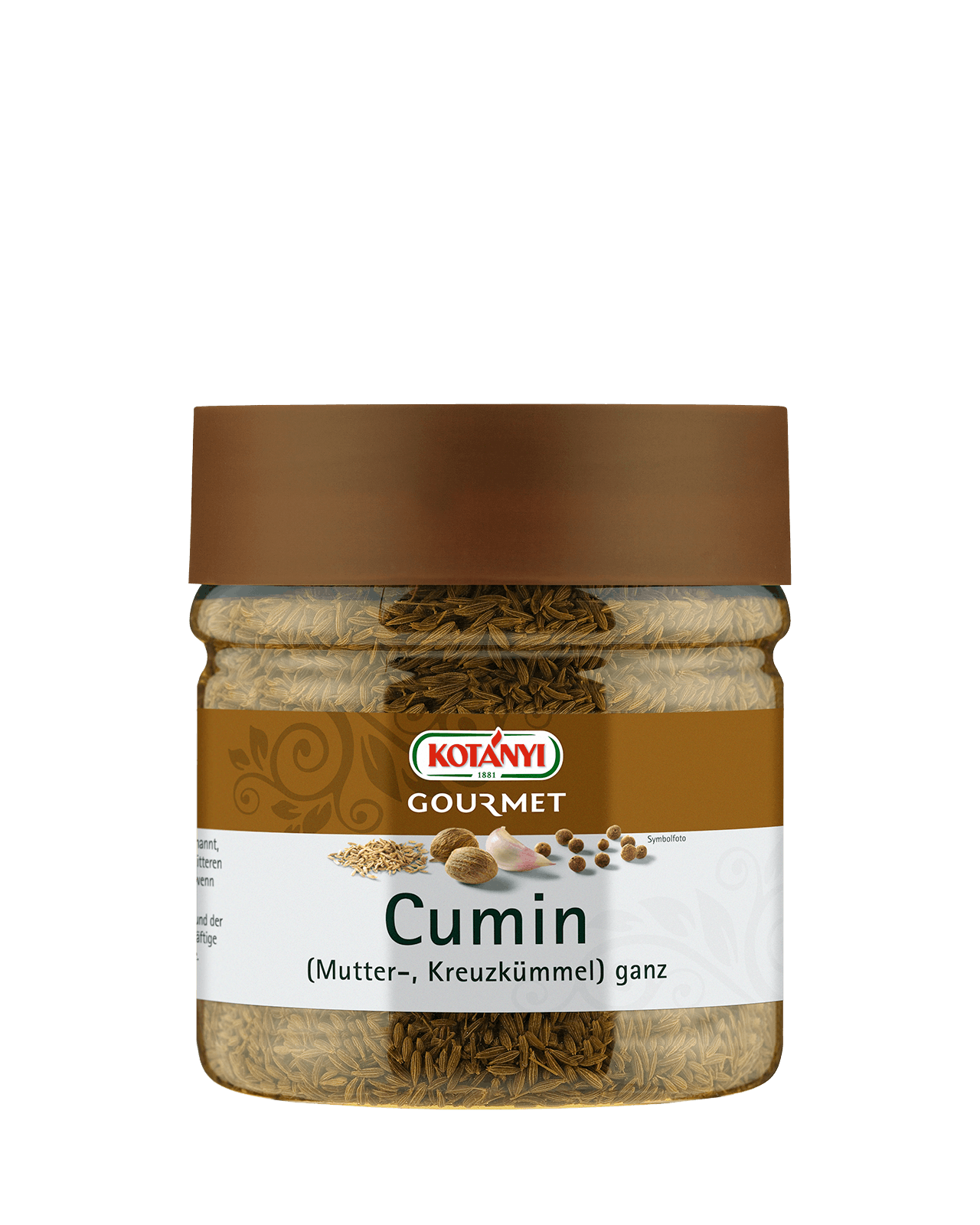 733801 Kotanyi Kumin Celi B2b Jar 400ccm