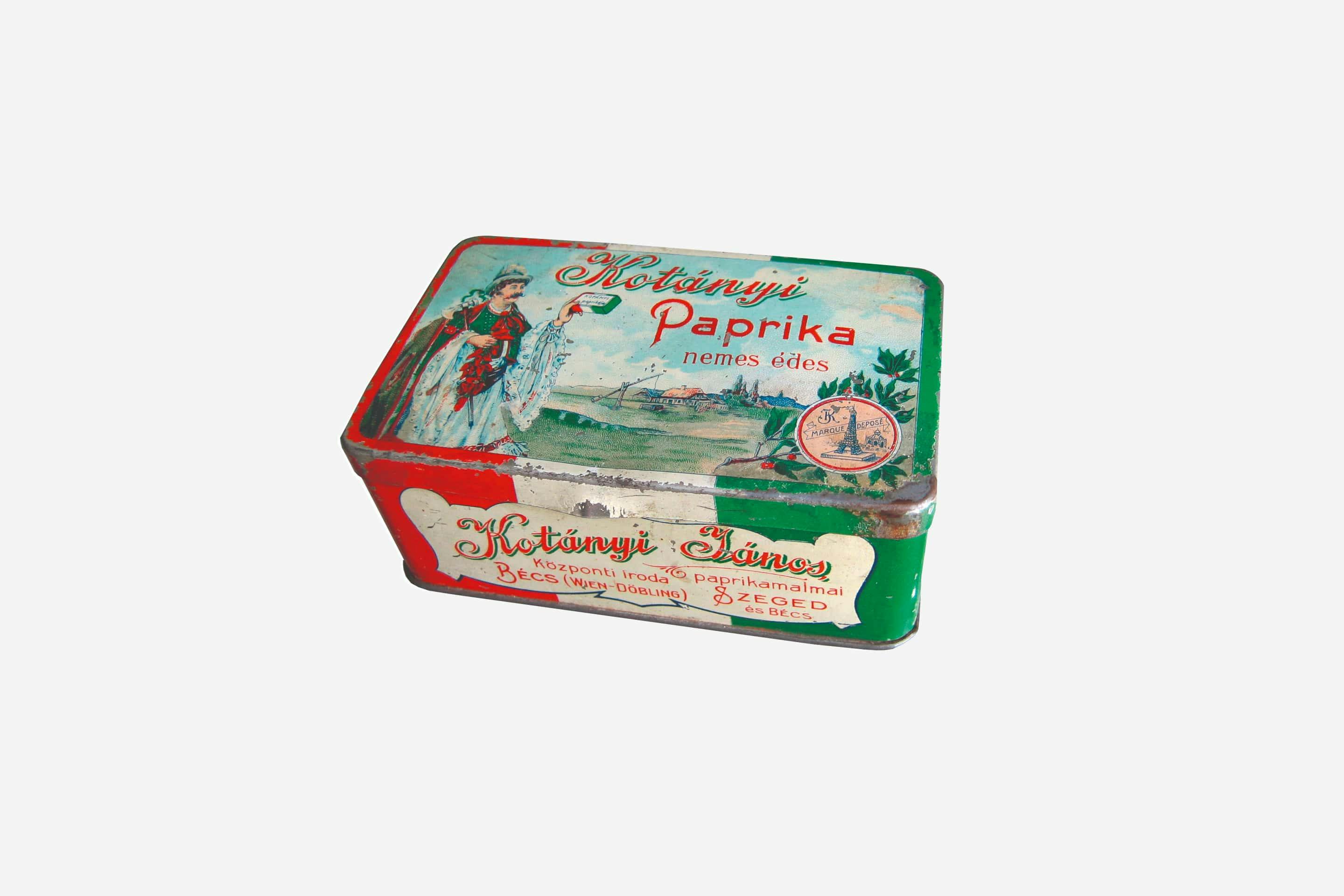 Pakovanje Kotányi mlevene začinske paprike iz 1900. godine