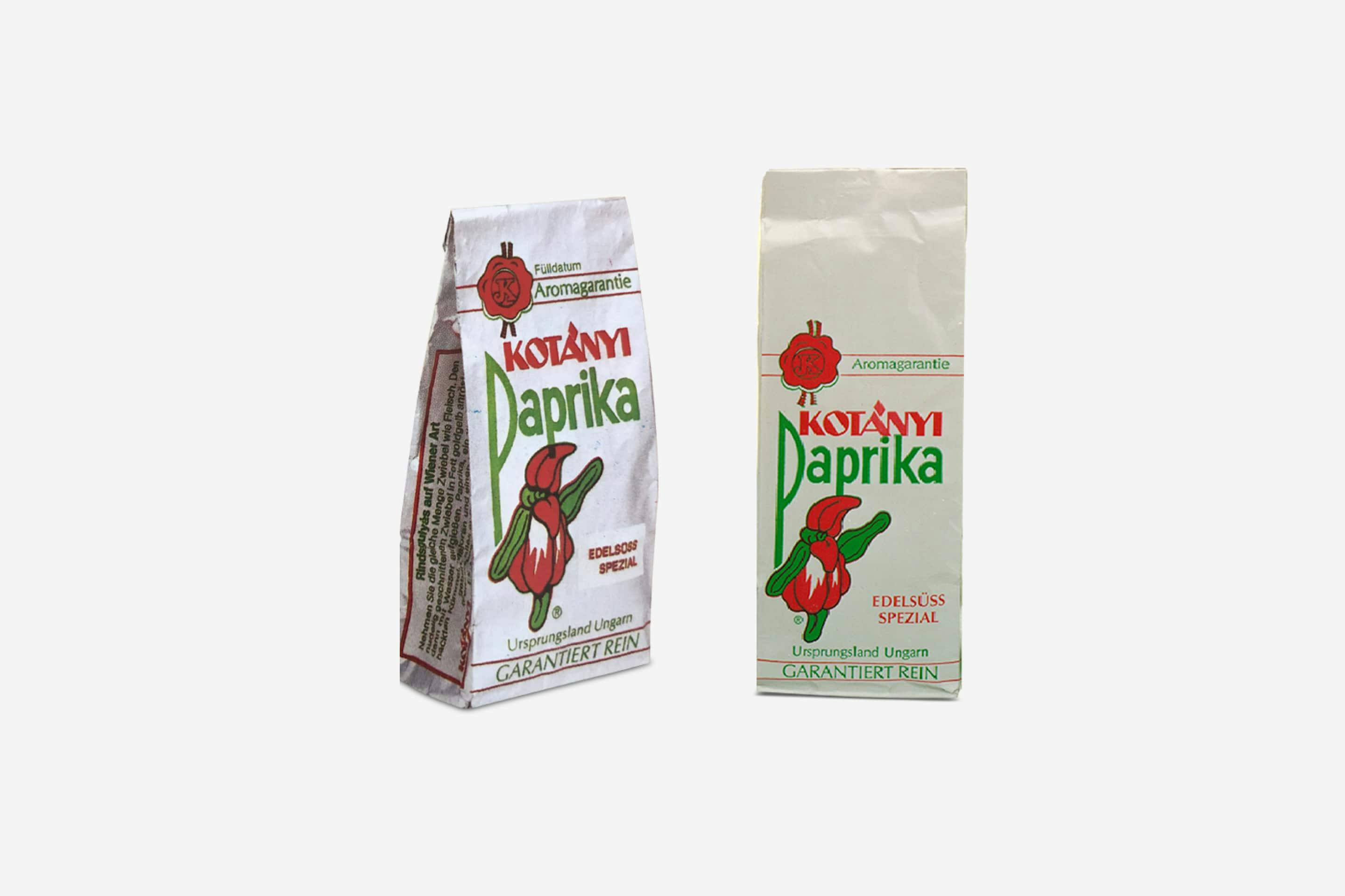 Pakovanje Kotányi začina iz 80-ih godina XX veka
