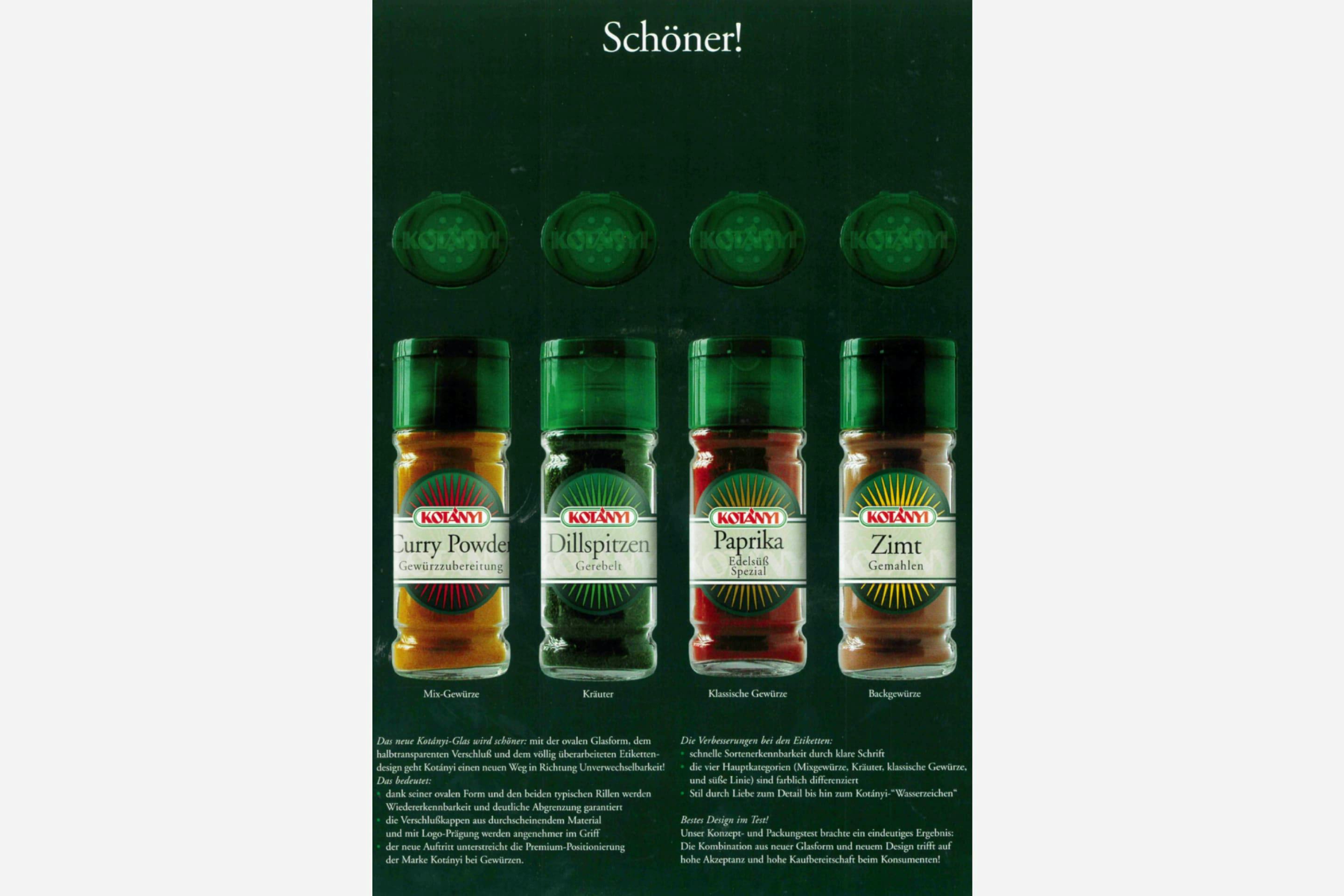 Kotányi reklamni poster iz 2000. godina