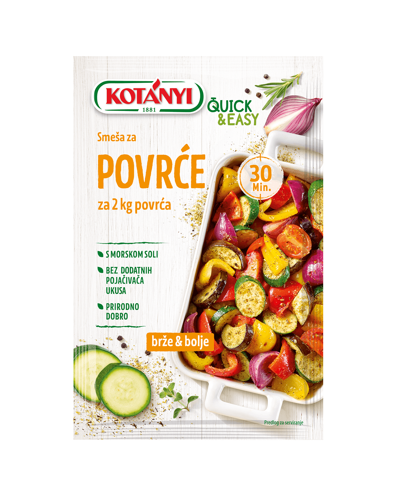 9001414437179 371712 Kotányi Quickeasy Smesa Za Provrce Rs Pouch Vs